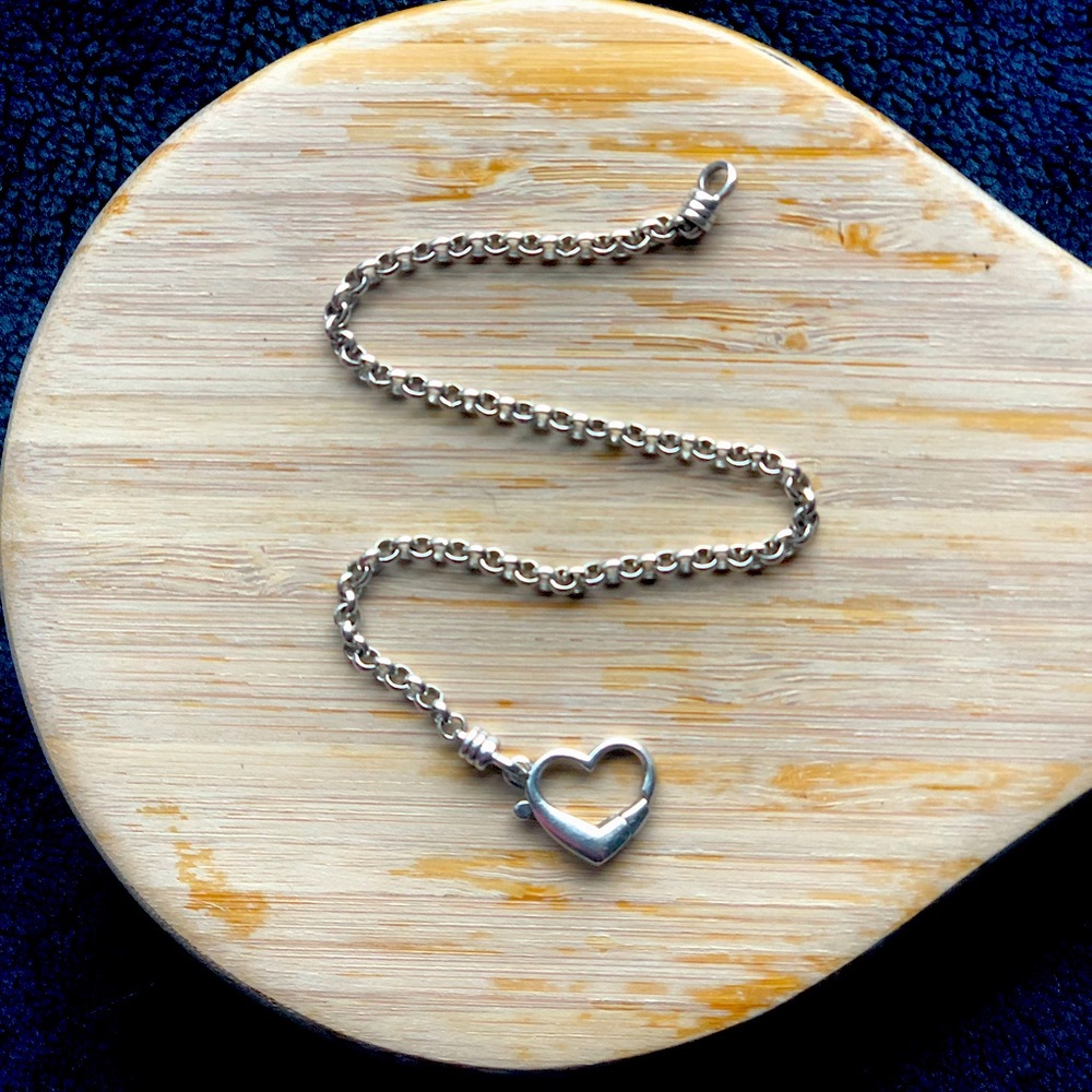 Sterling Silver Heart Bracelet